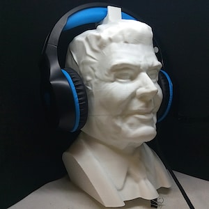 Ronald Reagan-koptelefoonstandaard: presidentieel audiodecor - uniek cadeau voor geschiedenis- en geluidsliefhebbers