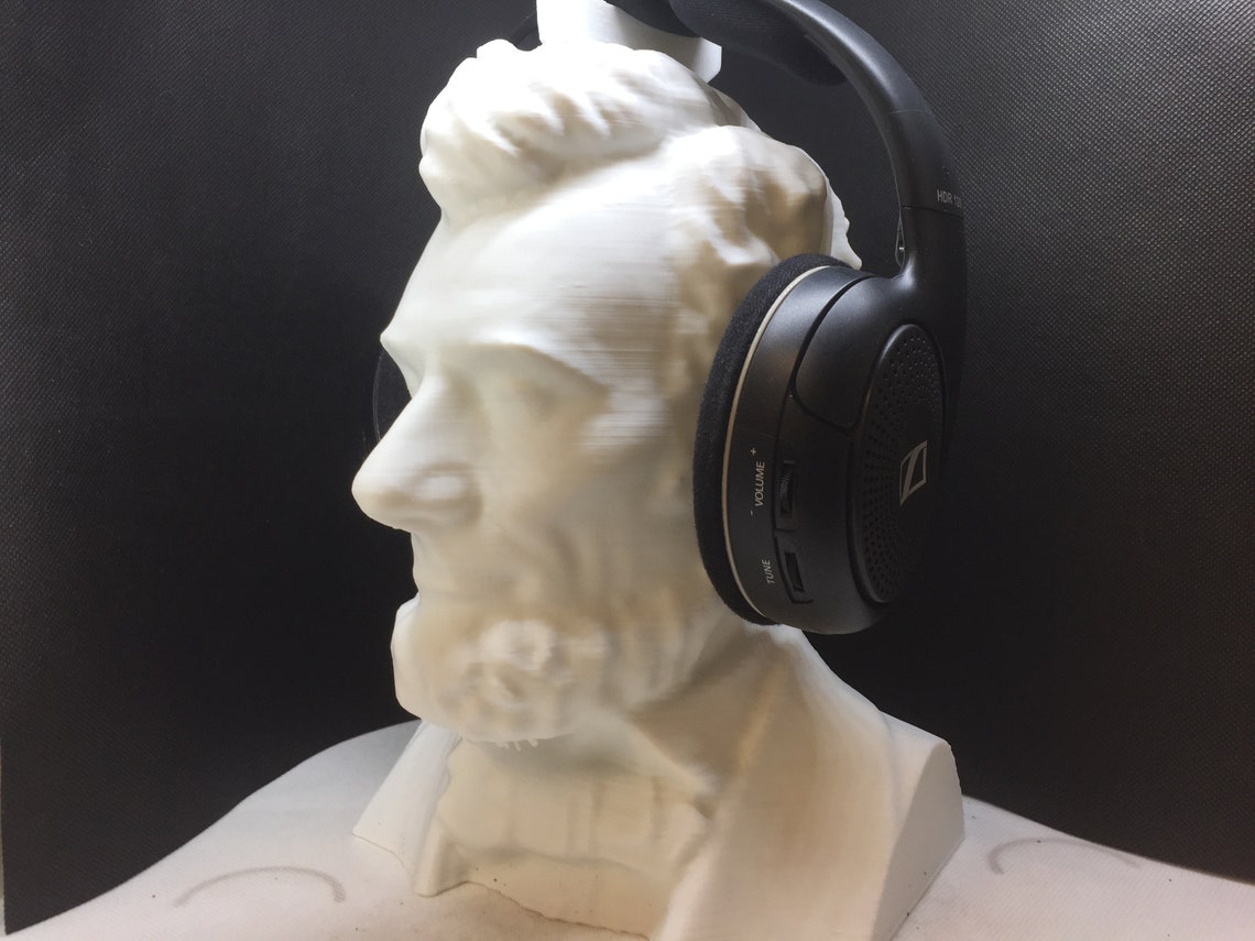 Abraham Lincoln Headphone Stand American President Headset Etsy
