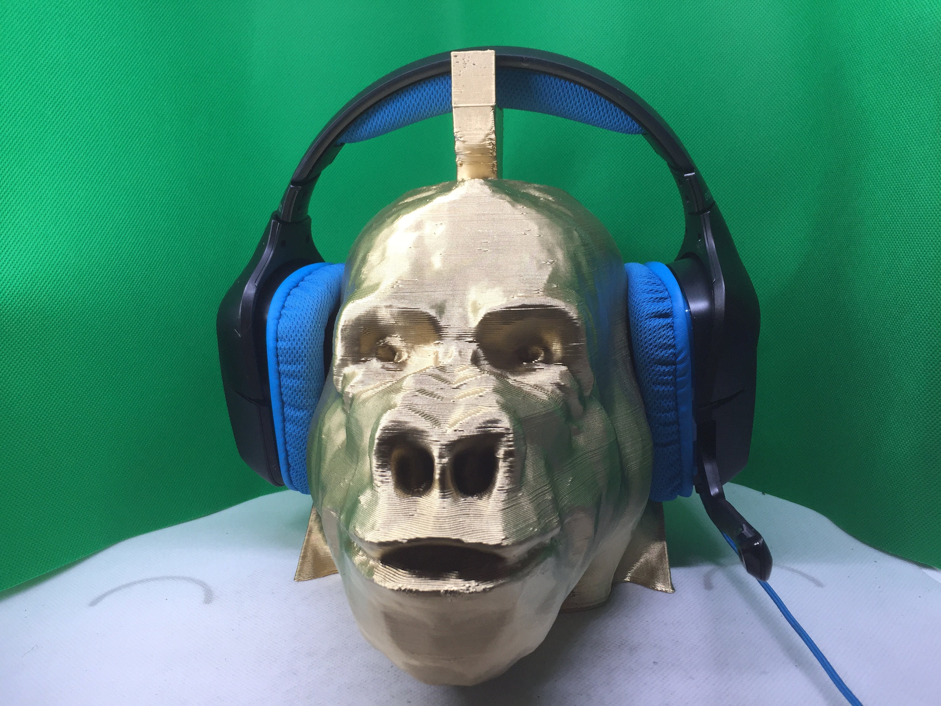 Fun Gorilla Headphone Stand Headset Hanger Rack Like Monkey Etsy