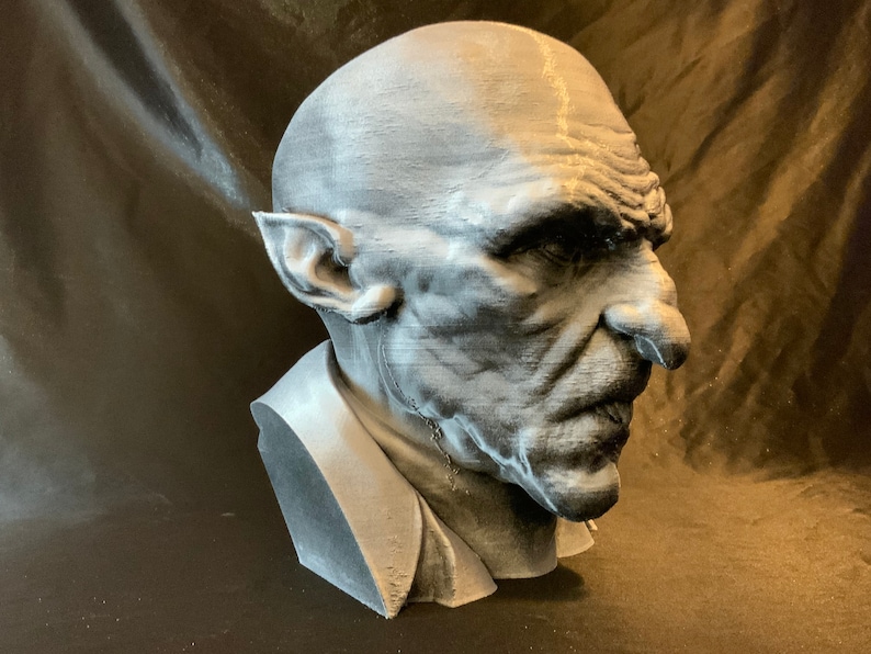 Nosferatu Headphone Stand Horror Movie Vampire Holder Rack like Dracula/Frankenstein/Mummy/Werewolf/Devil. Gaming/Home Recording/PC Gaming image 4