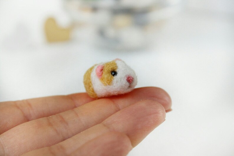 Guinea pig ornament dollhouse animal 1 terrarium Etsy