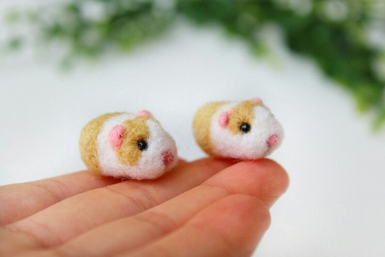 Guinea pig ornament dollhouse animal 1 terrarium Etsy