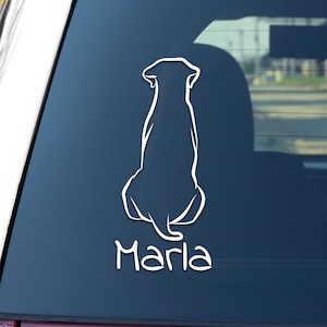 Car Sticker Labrador Dog Sticker Car Name Decal Sticker Vinyl