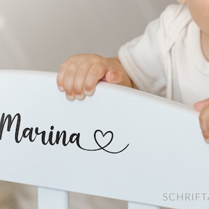 Adesivo in vinile per decalcomania con nome personalizzabile fai-da-te per bambini