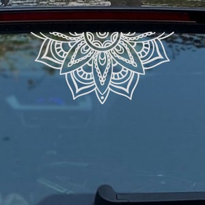 Autocollant de voiture géométrique Mandala, autocollant de voiture, Camping-Car, accessoires de Camping, autocollant en vinyle