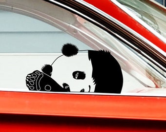 Autoaufkleber Aufkleber Auto  Panda Bär   Wohnmobil Aufkleber Camper Camping Zubehör Sticker Decal Vinyl