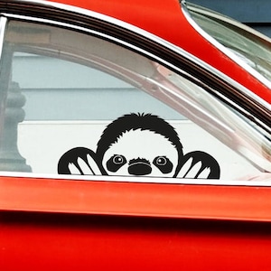 Car Sticker Car Sloth Motorhome Sticker Camper Sticker Decal Vinyl