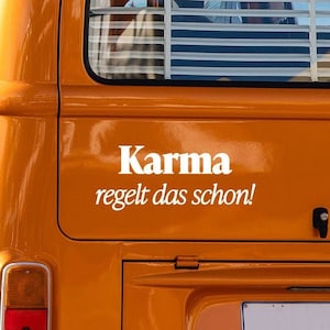 Karma sticker car motorhome sticker camper camping accessories sticker decal vinyl
