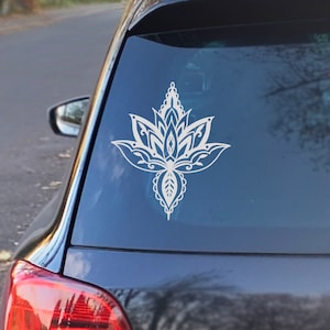 Lotus Mandala Car Sticker Car Motorhome Camper Decal Sticker Vinyl