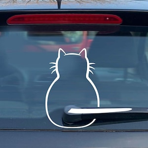 Simons cat car decal - .de