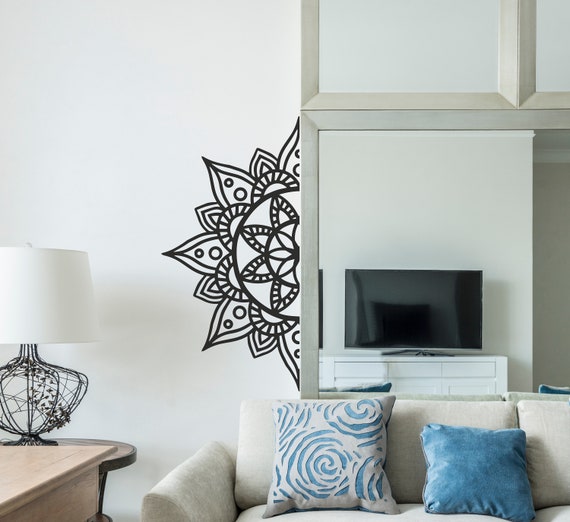 Adesivo da parete geometrico mandala adesivo da parete adesivo da soggiorno  adesivo in vinile -  Italia