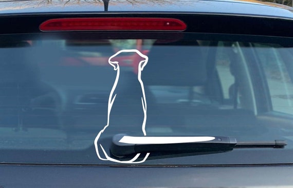 Autoaufkleber Hund Scheibenwischer Labrador Aufkleber Auto Decal Sticker  Vinyl - .de