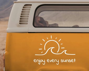 Every Sunset Motorhome Stickers, Camper Stickers, Van Stickers, Vanlife Stickers, Caravan Stickers, Campervan, Motorhome, RV, Camping, Travel