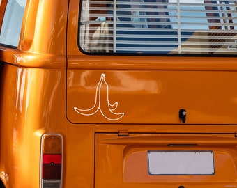 Autoaufkleber Banane Bananenschale  Aufkleber Auto Wohnmobil Aufkleber Camper Sticker Camping Zubehör Vinyl
