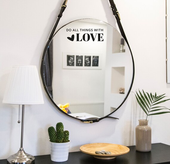 Do Everything In Love {Mirror Decal Sticker} Do Everything In Love {Mirror Decal Sticker}