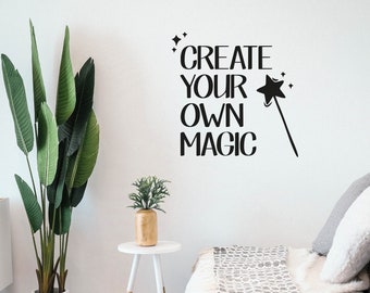 Create your own Magic Wandtattoo Schlafzimmer Kinderzimmer Sticker Decal Vinyl