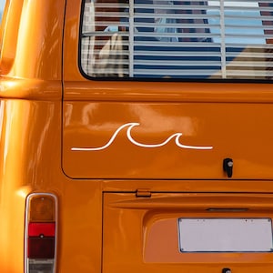 Waves Car Sticker Car Motorhome Sticker Camper Sticker Camping Accessories Vinyl