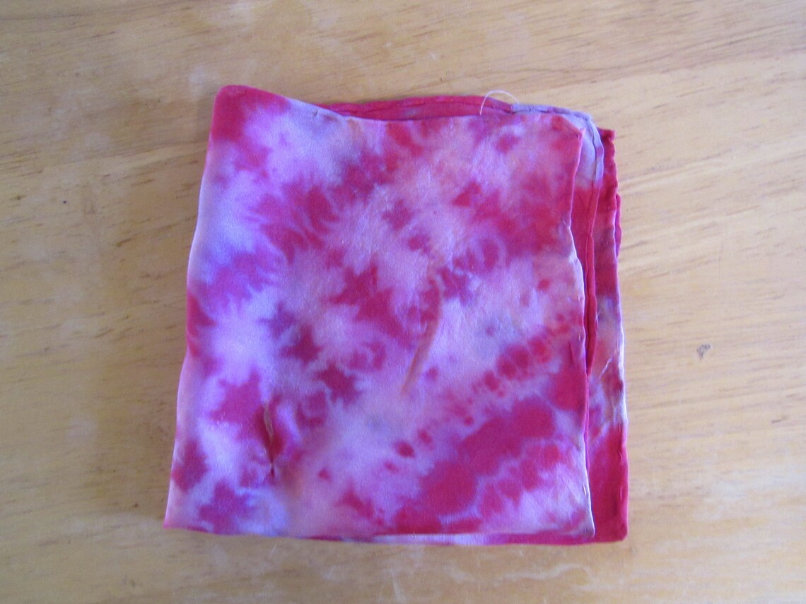 Silk tie dye handkerchiefs/Original gift Etsy
