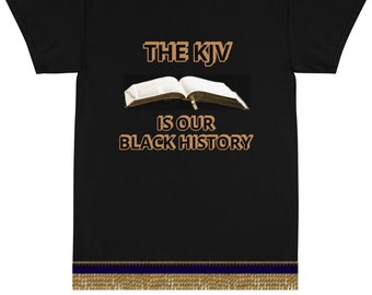 Israelite Kjv Is Black History Short Sleeve T-Shirt With Gold - Etsy