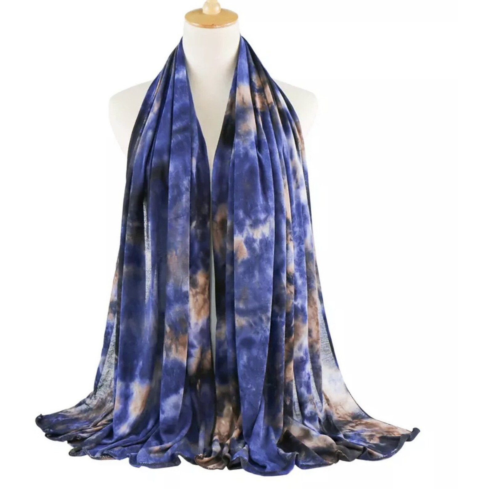 Tie Dye Stretch Cotton Jersey Head Wraps Etsy