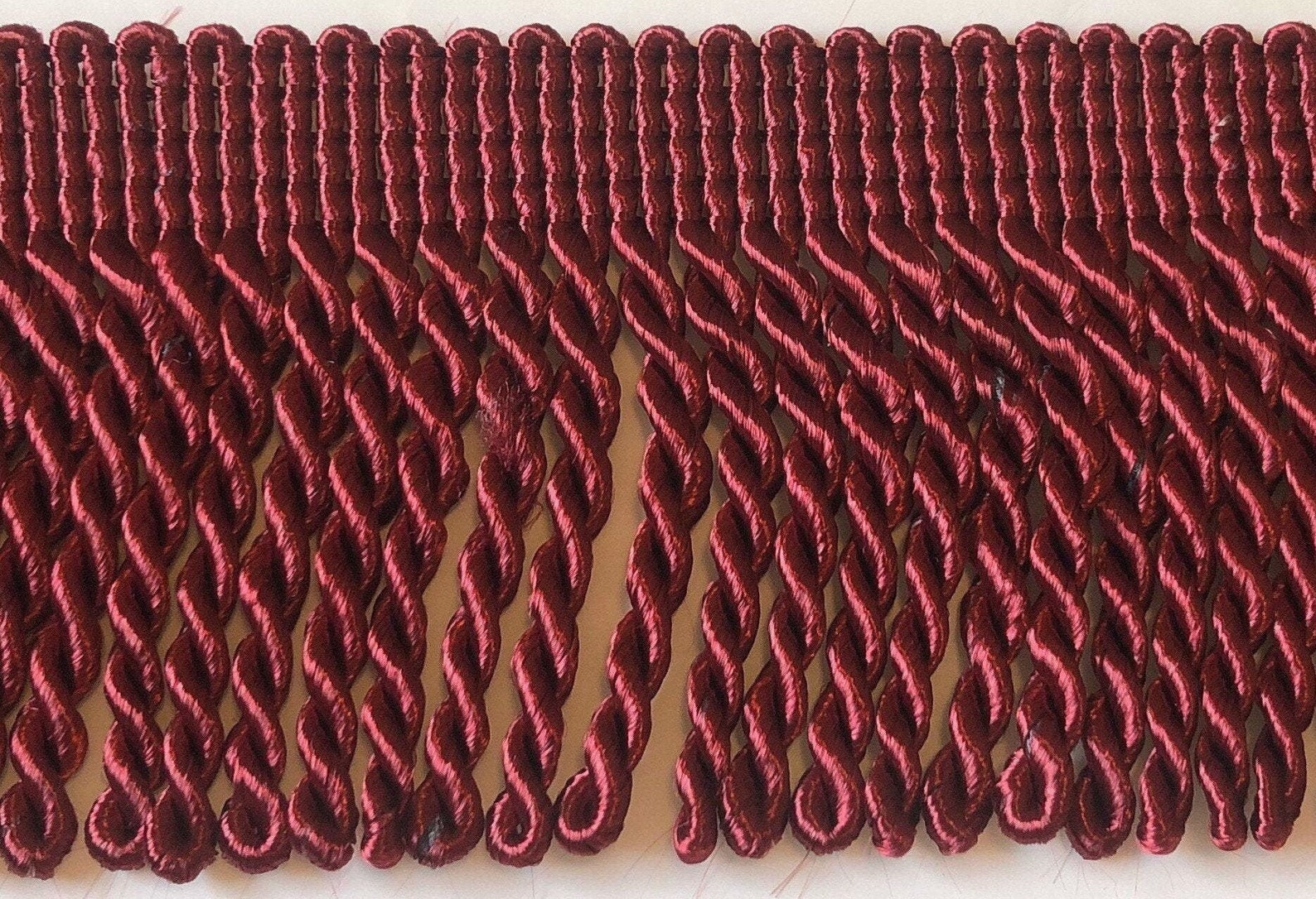 2.5 27 Yards Burgundy Premium Bullion Fringes Etsy