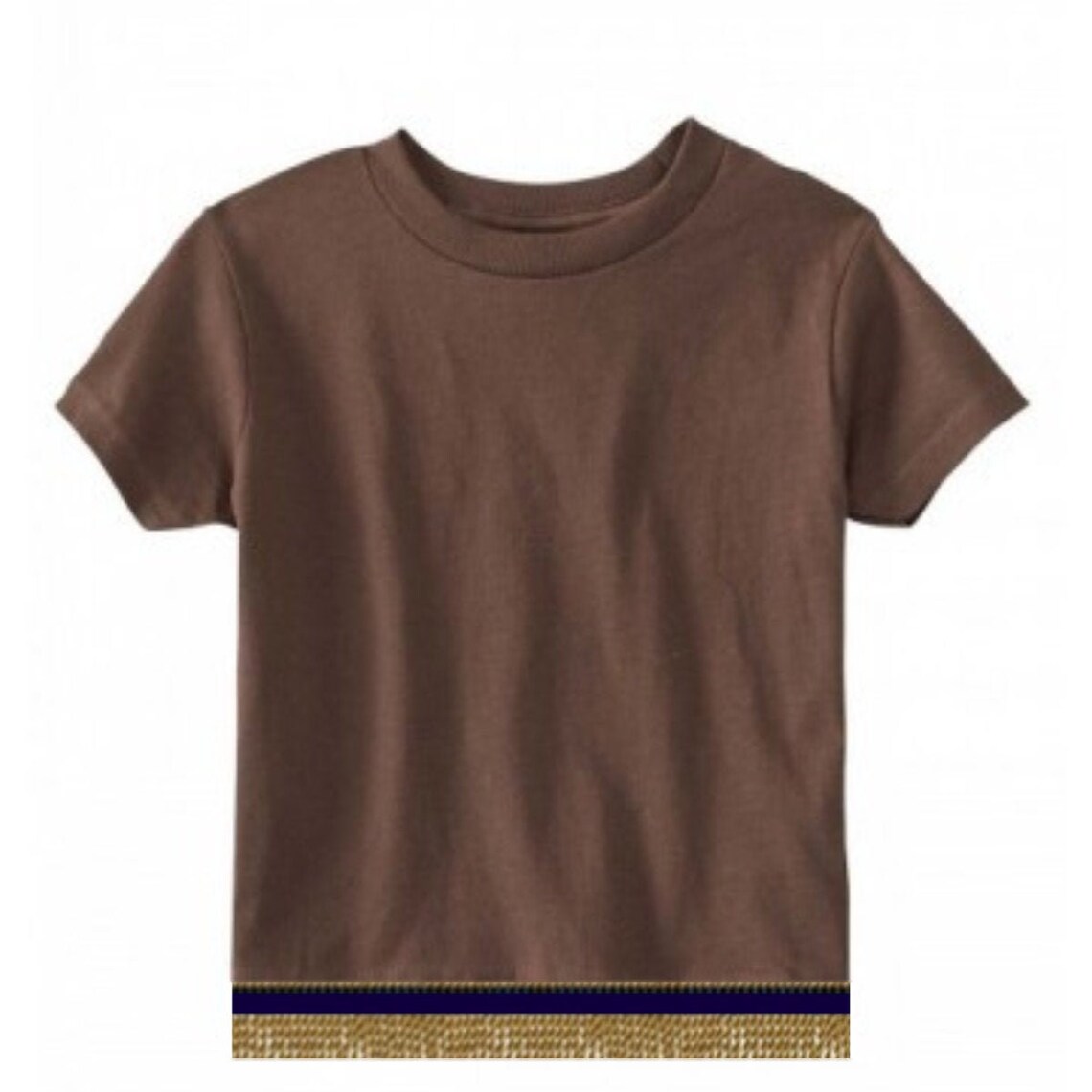 Short Sleeve Toddler Girls & Boys Brown Tshirt With Fringes Etsy