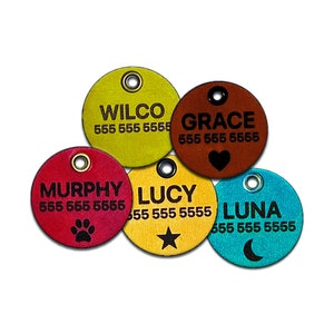 Custom Leather Dog Tag