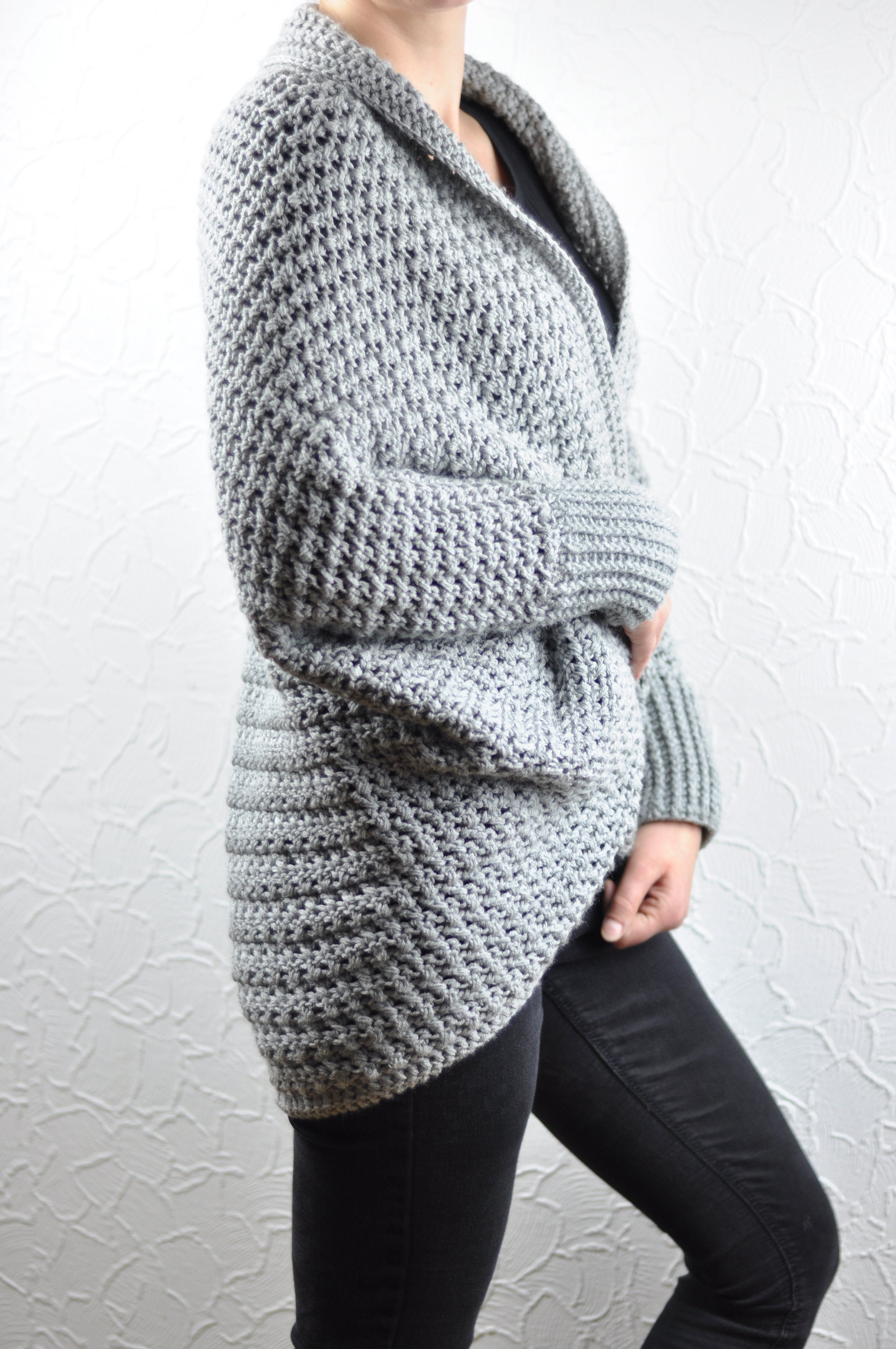 39 Crochet Jacket Patterns with Cardigans, Vests, and Hooded Styles 20 Crochet pattern oversized jacket