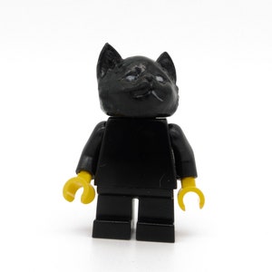 black cat with figure from LEGO image 4