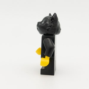 black cat with figure from LEGO image 2