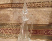 Exquisite Vintage Jefferson Glass Crystal Cruet w Cut Glass Stopper c.1900 - 1933