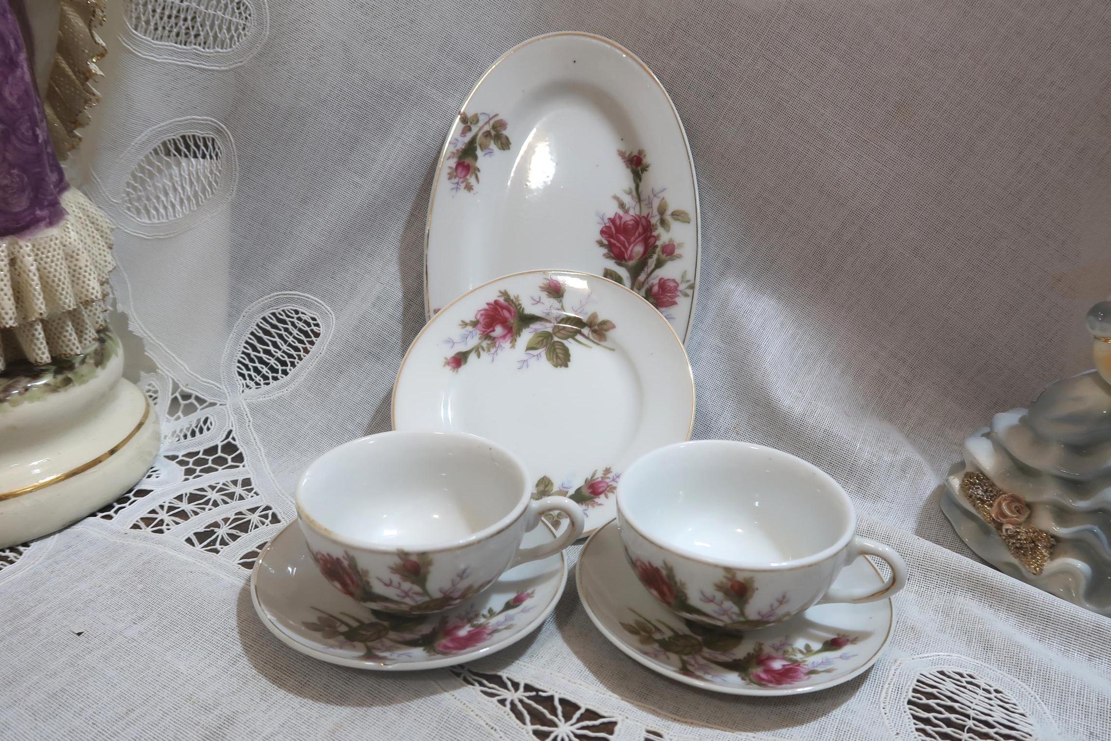 Rose、*****、JAPAN食器&皿セット Moss Rose Tea Set - Etsy