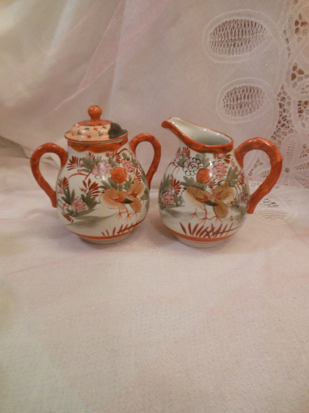 骨董  器 3個セット SET OF 3 - Vintage Inarco Japan Orange Lemon Teapot Creamer