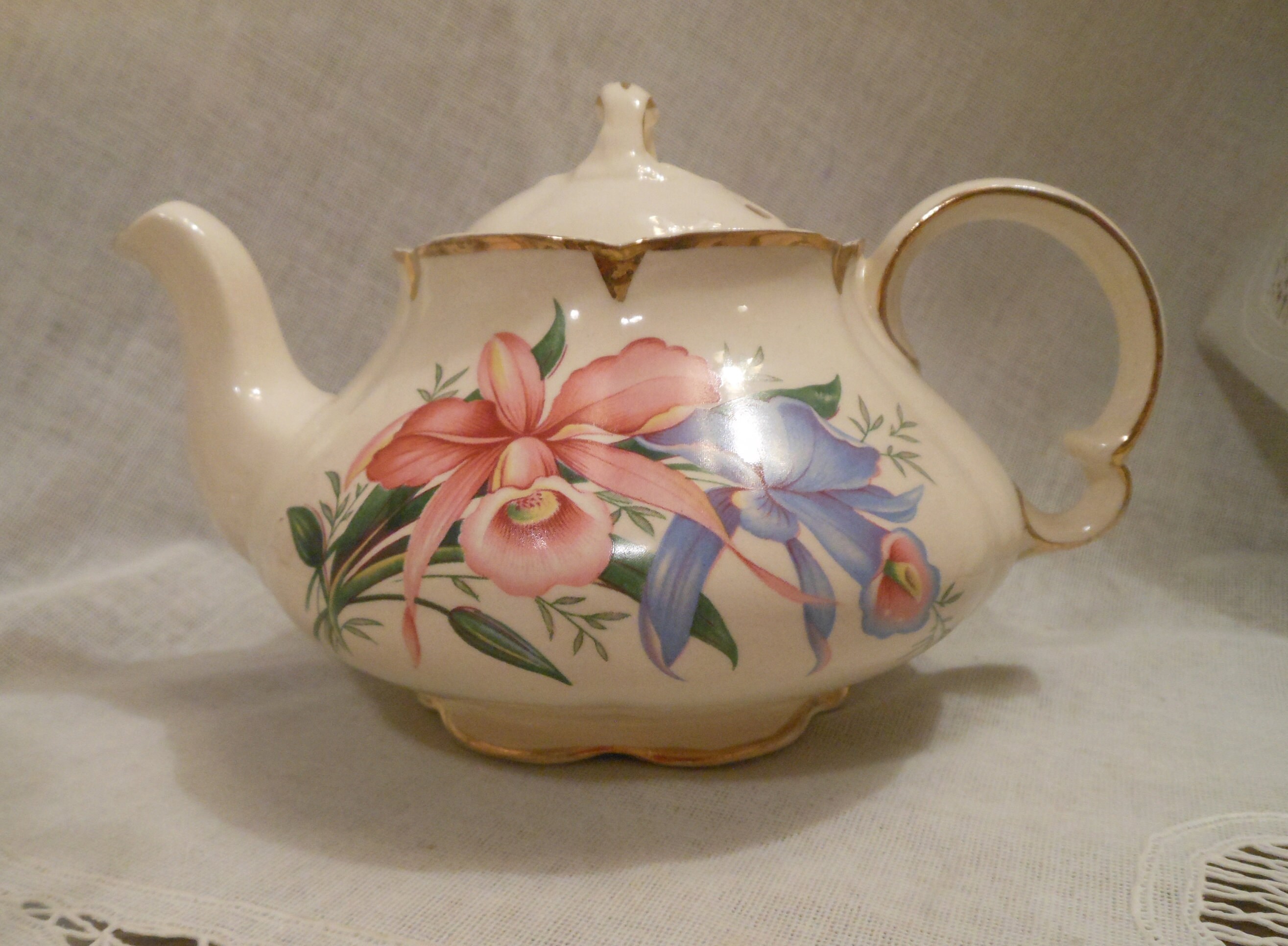 Vintage Heatmaster Teapot Creamer Covered Sugar Bowl Etsy