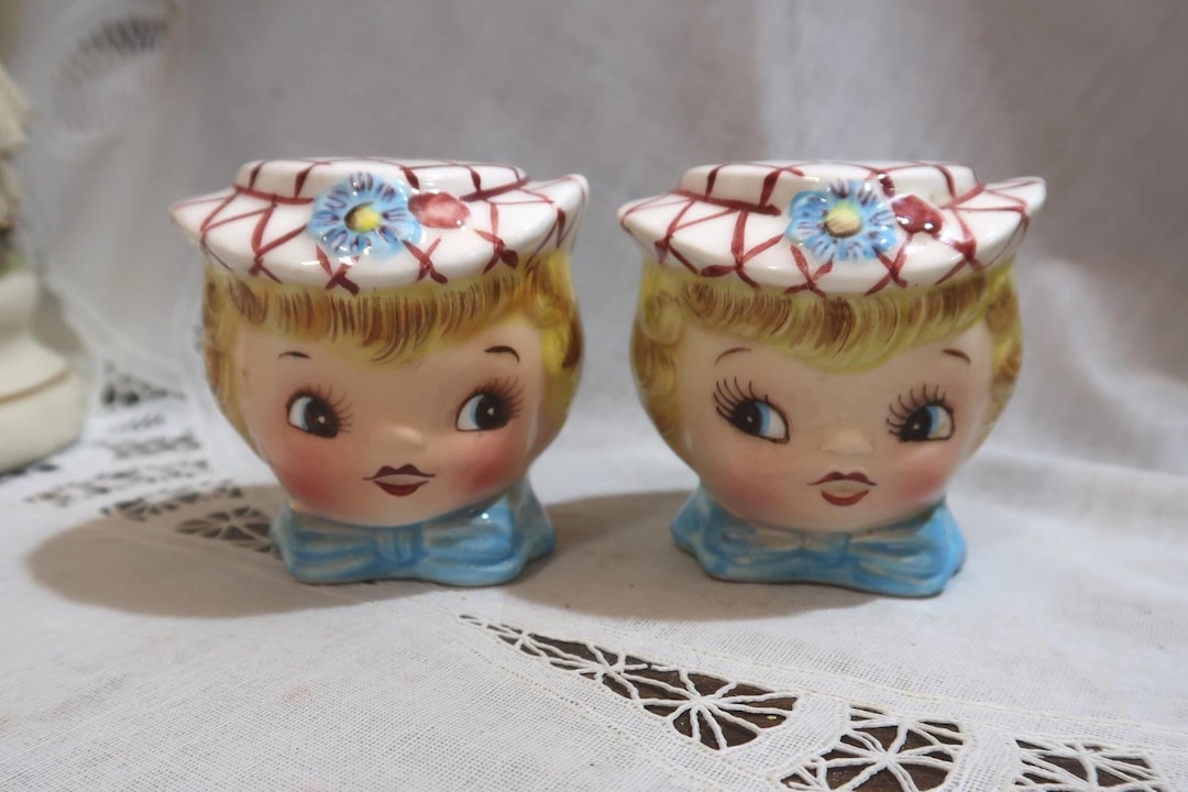 レフトン Miss Dainty ソルト＆ペッパー ヴィンテージ Collectible Vintage Lefton Miss Dainty Salt and Pepper Shaker Set