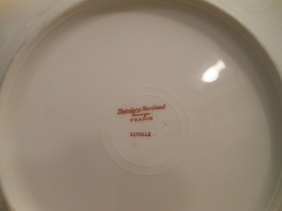 Antique Circa 1903 Theodore Haviland Limoges France Luncheon Plate