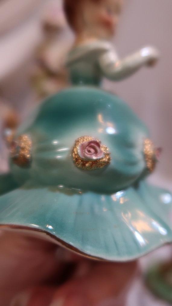 Lovely Vintage Josef Originals Juliette Morning Noon & Night Series Green  Dress Pink Roses Gold Spaghetti Gold Crown Binoculars California - Etsy