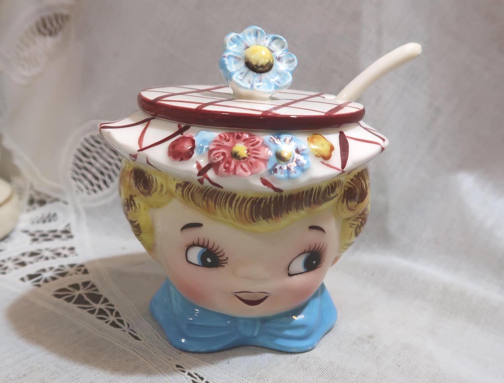 Lefton Miss Dainty Cookie Jar - Etsy