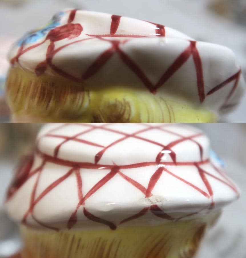 Collectible Vintage Lefton Miss Dainty Salt and Pepper Shaker Set