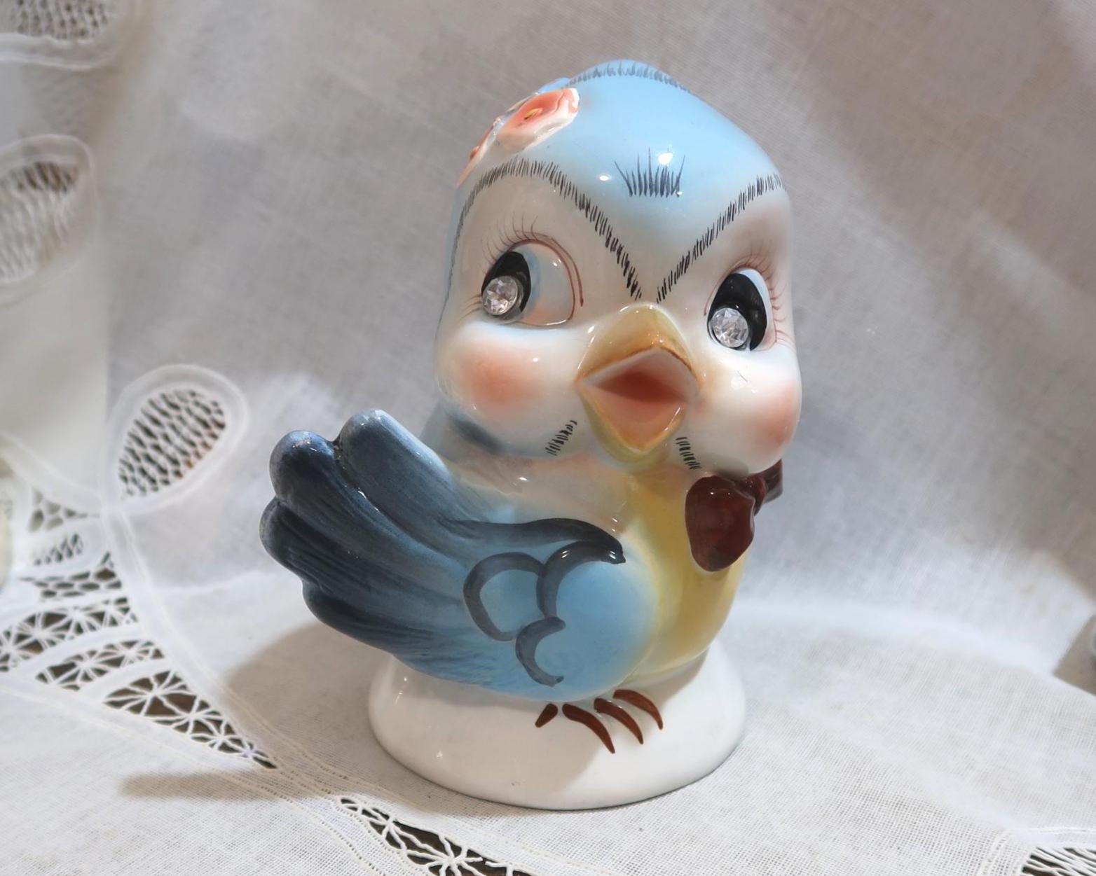 Lefton Vintage Bluebird - Etsy
