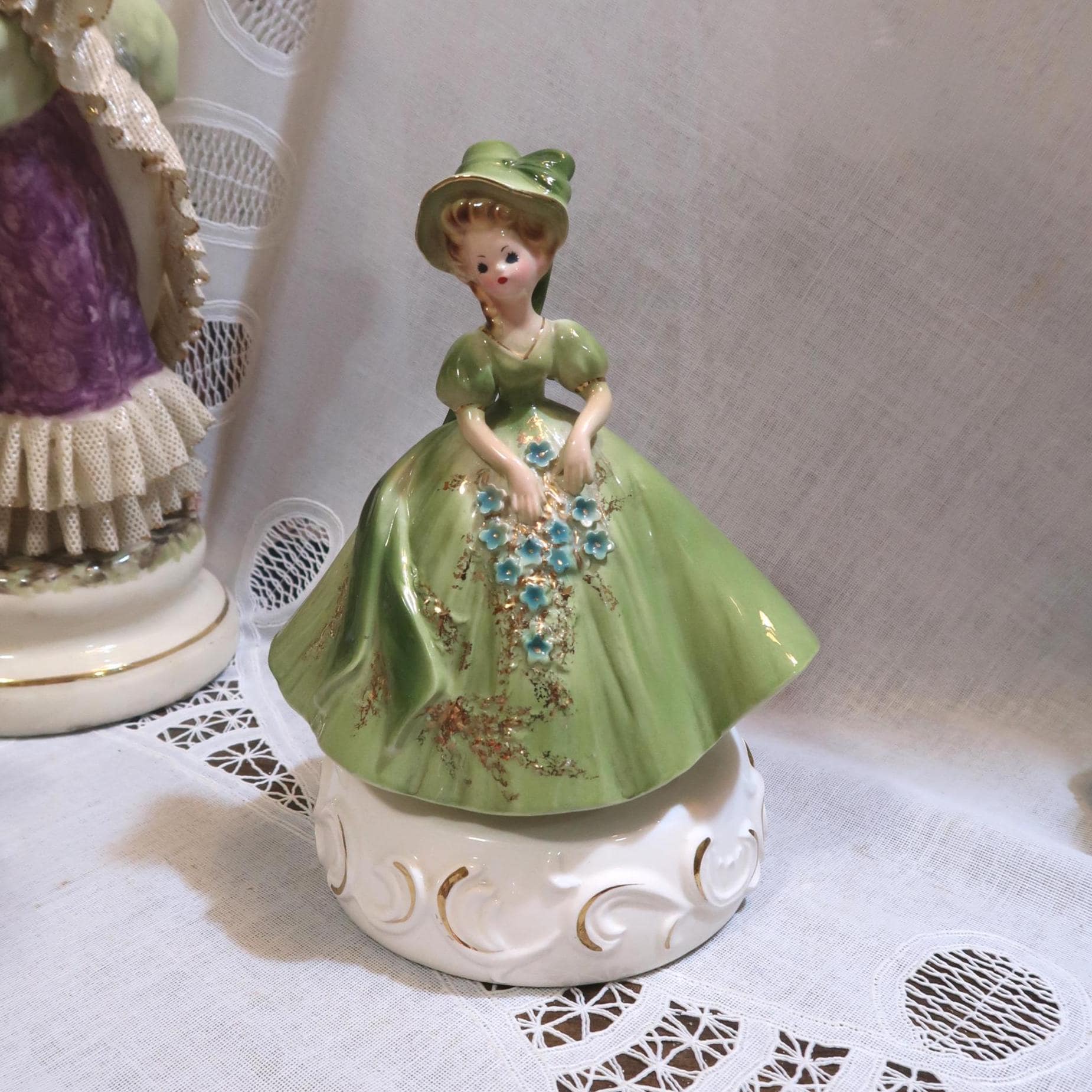 A Pretty Girl is Like a Melody Vintage Josef Originals Music Box