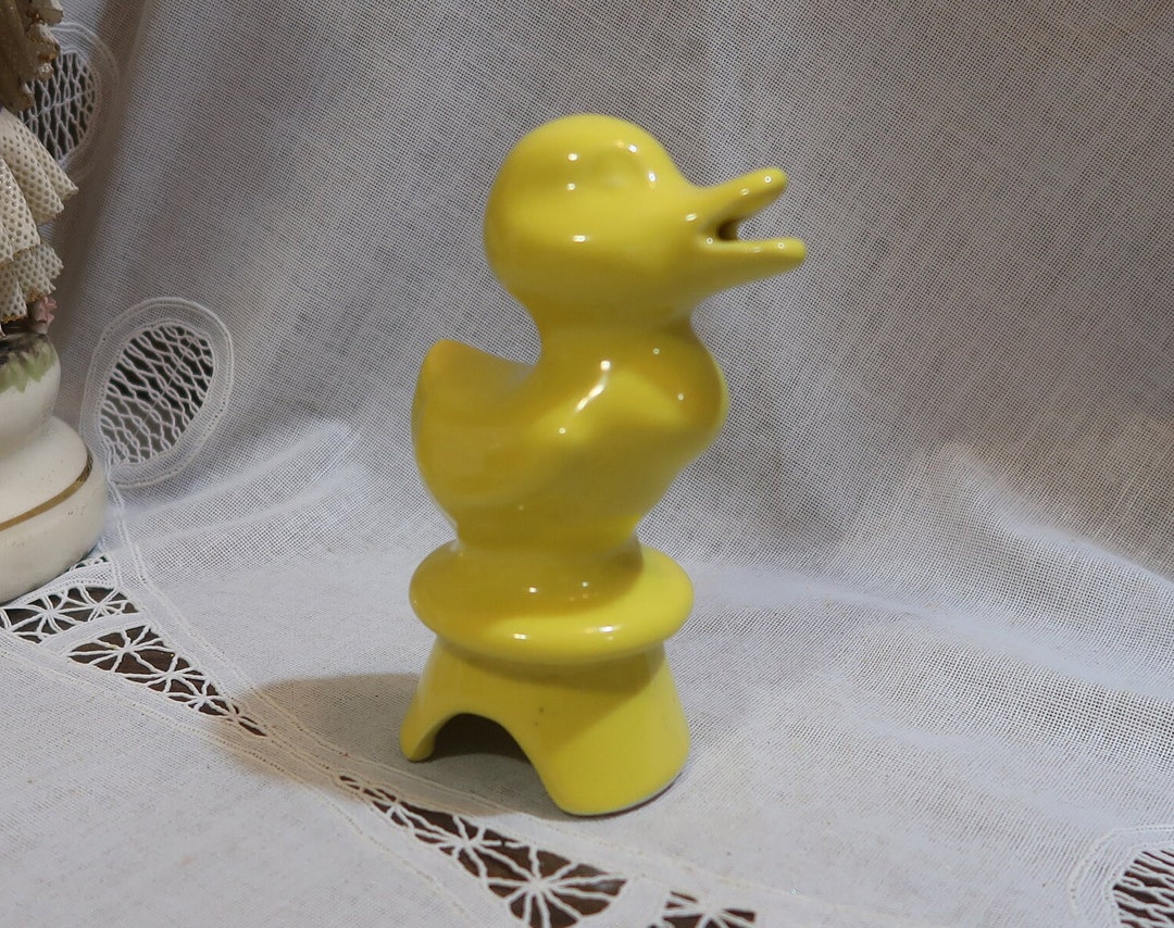 Boyd Vintage Pie Vent Large Yellow Duck Pie Bird Canary Yellow Etsy
