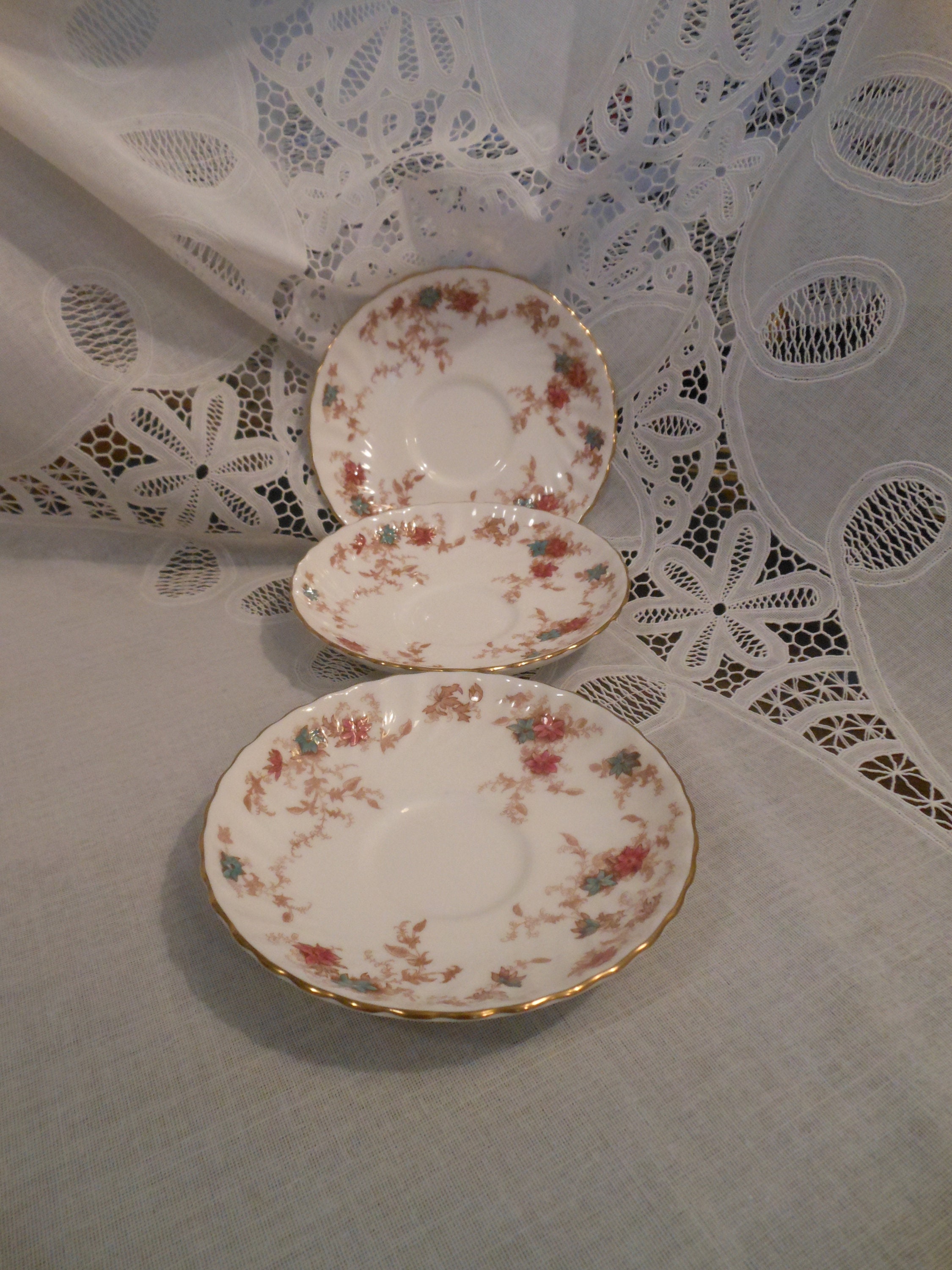 Buy 3 Gorgeous Vintage Minton Ancestral S-376 Bone China Cup
