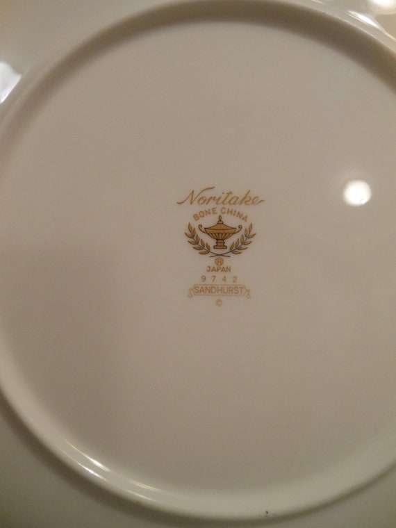 Magnificent Vintage Noritake Bone China Sandhurst 8.25