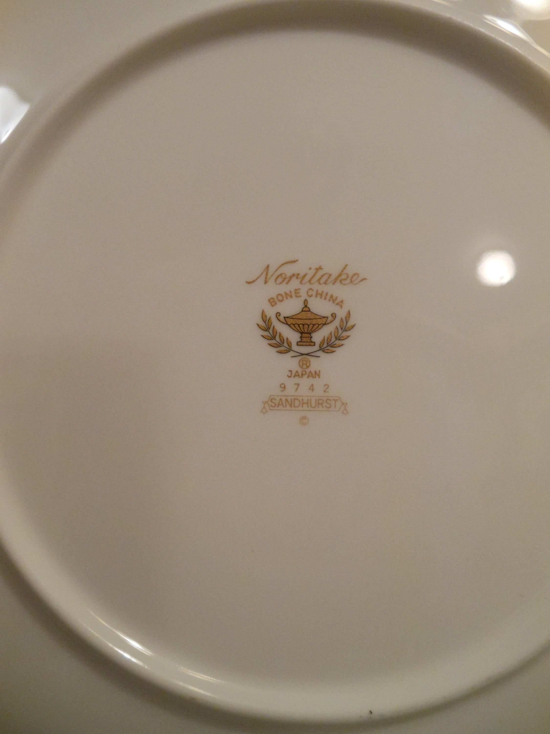 Magnificent Vintage Noritake Bone China Sandhurst 8.25
