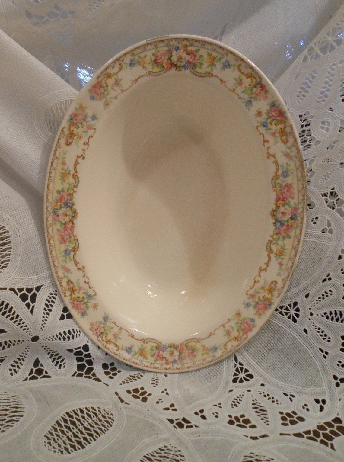 Set of 3 Vintage Edwin M. Knowles China Co Serving Bowl Sugar Etsy