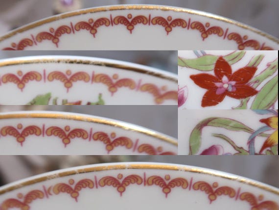 Vintage Old Ivory Bombay O P Co Syracuse China Salad Plate