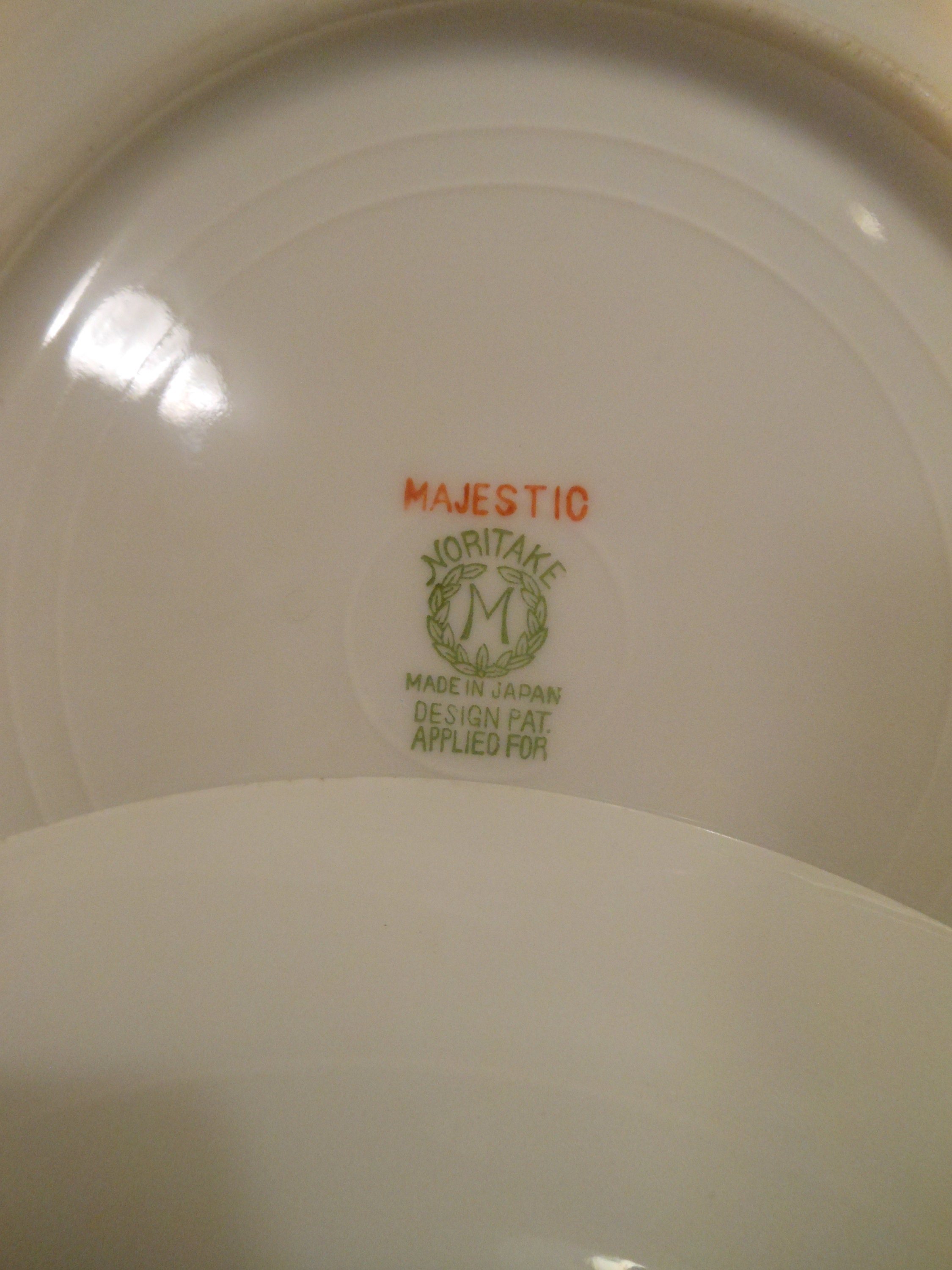 C1921 Antique Noritake Morimura Majestic Bread & Butter