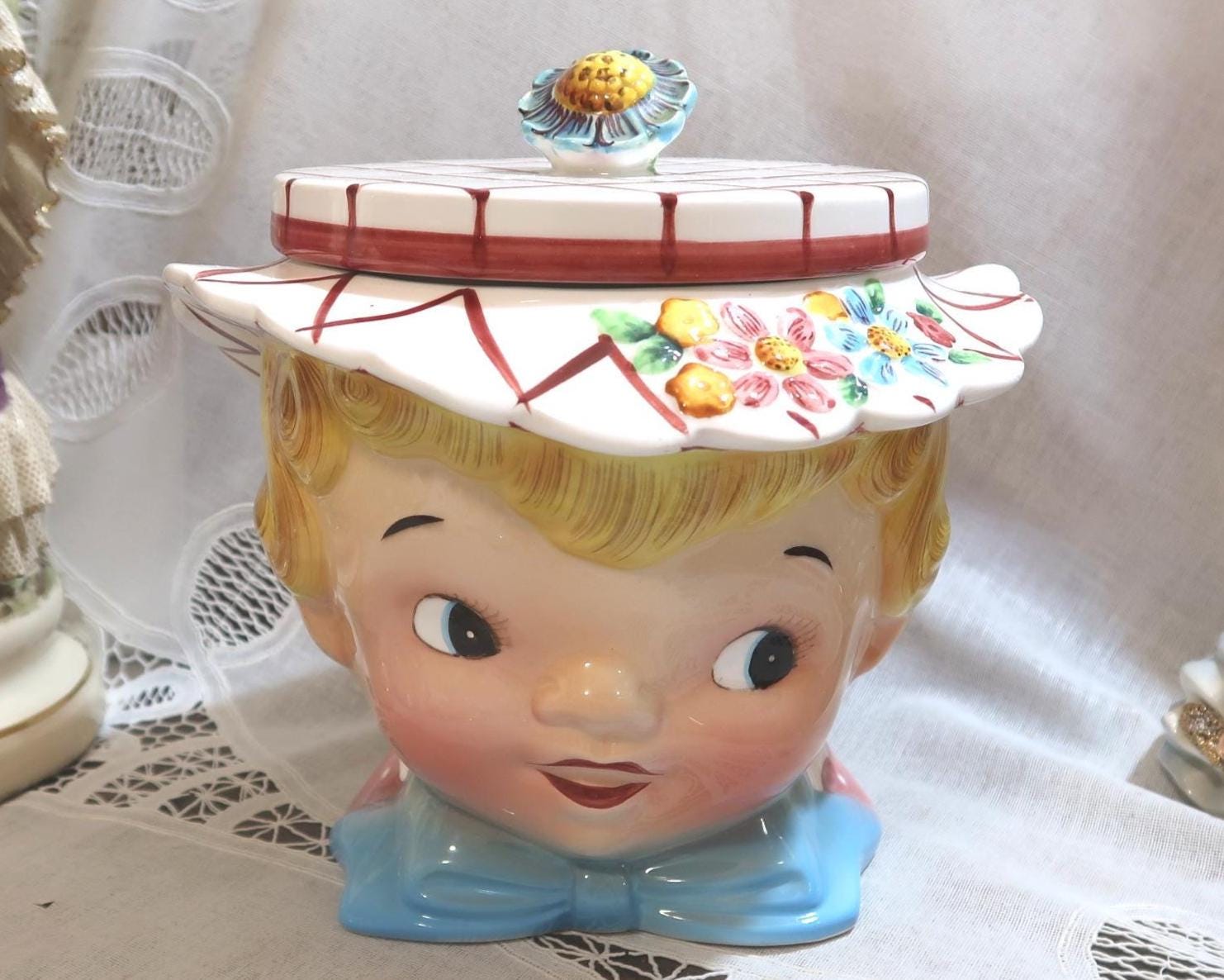 Lefton Miss Dainty Cookie Jar - Etsy