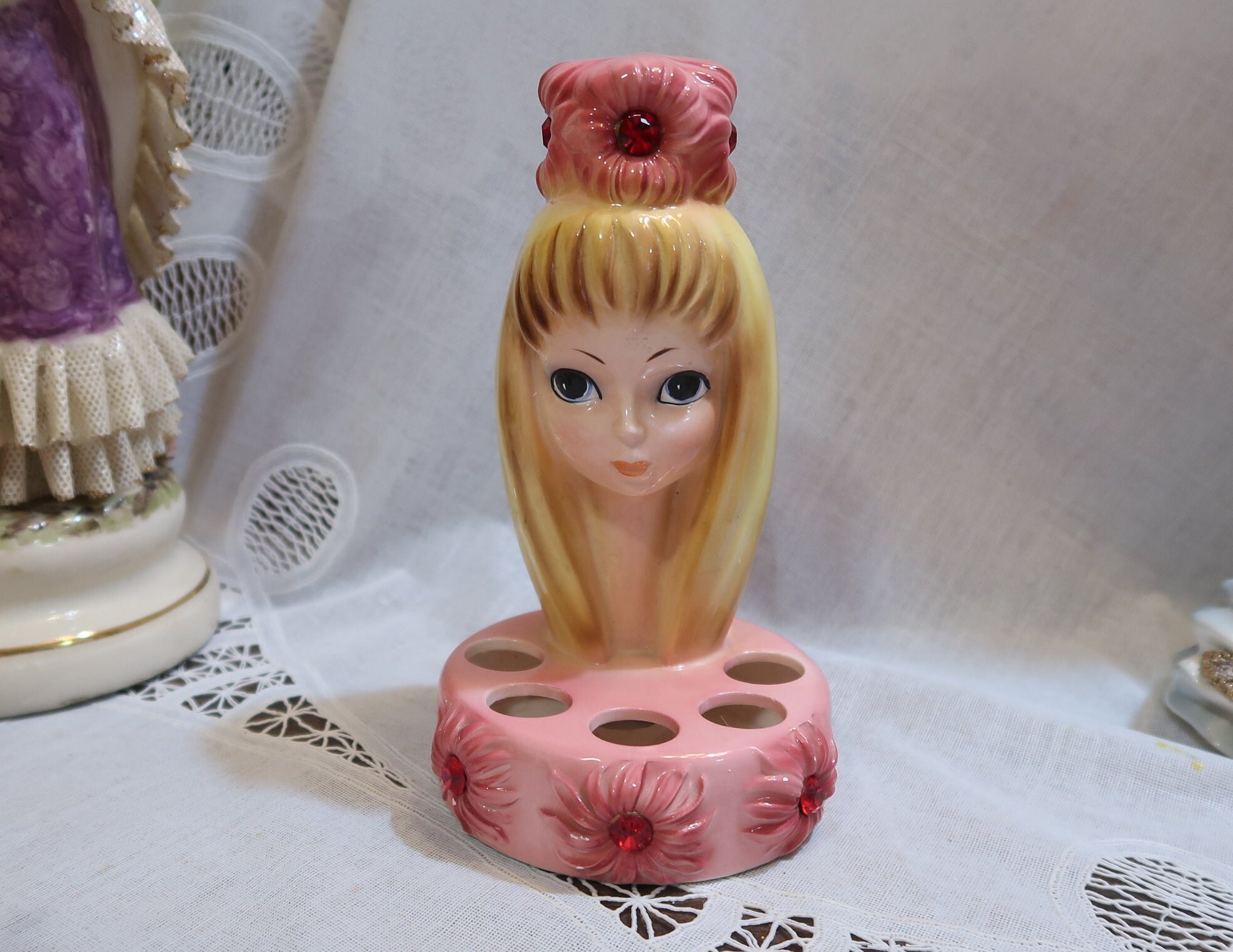 Boutique Girl Vintage Josef Originals 60's Girl Lipstick Holder